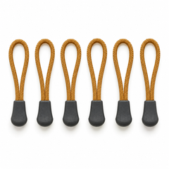 Ochre Loop Zipper Pulls - Set of 6